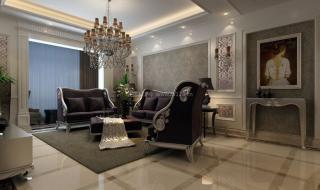 欧式家装客厅效果图